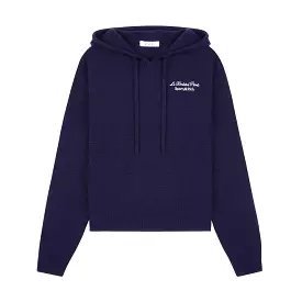 + Le Bristol Paris Cashmere Hoodie 'Navy White'