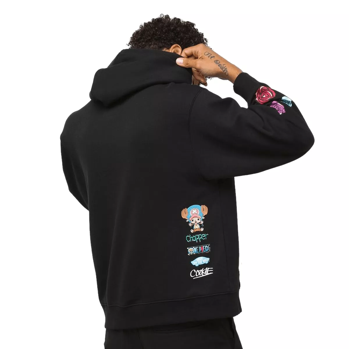 + One Piece Cookie! Fleece Hoodie 'Black'