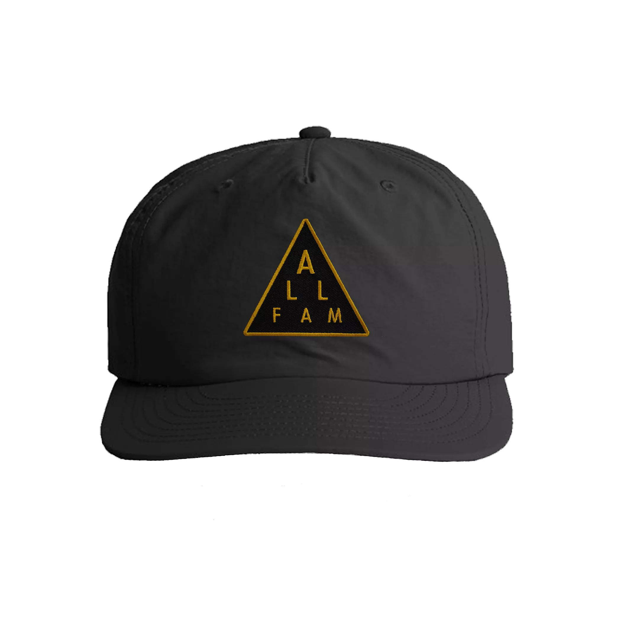 2” TRIANGLE PATCH KIDS HAT BLK