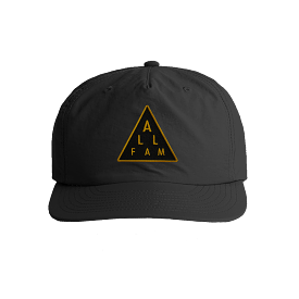 2” TRIANGLE PATCH KIDS HAT BLK