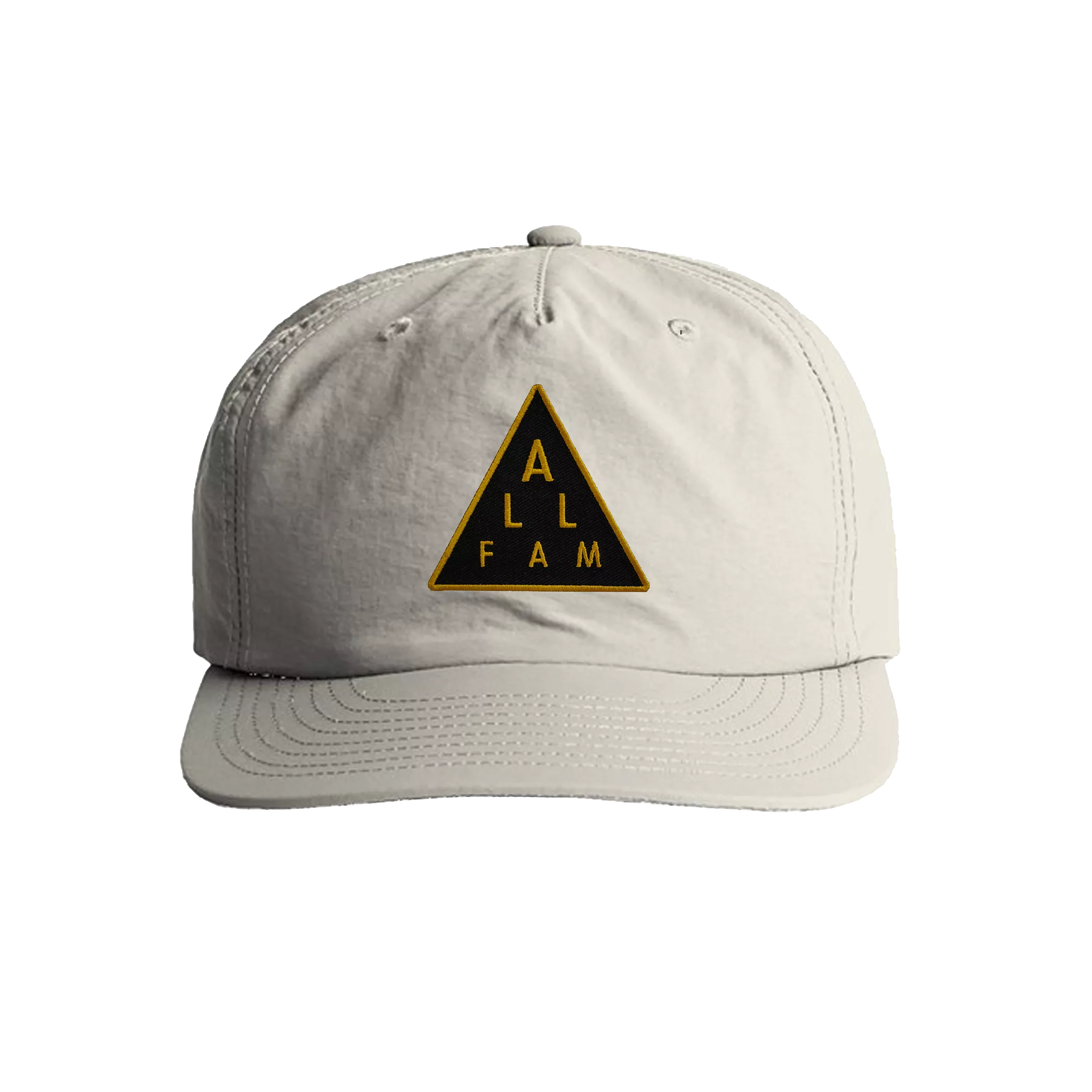 2” TRIANGLE PATCH KIDS HAT WHT