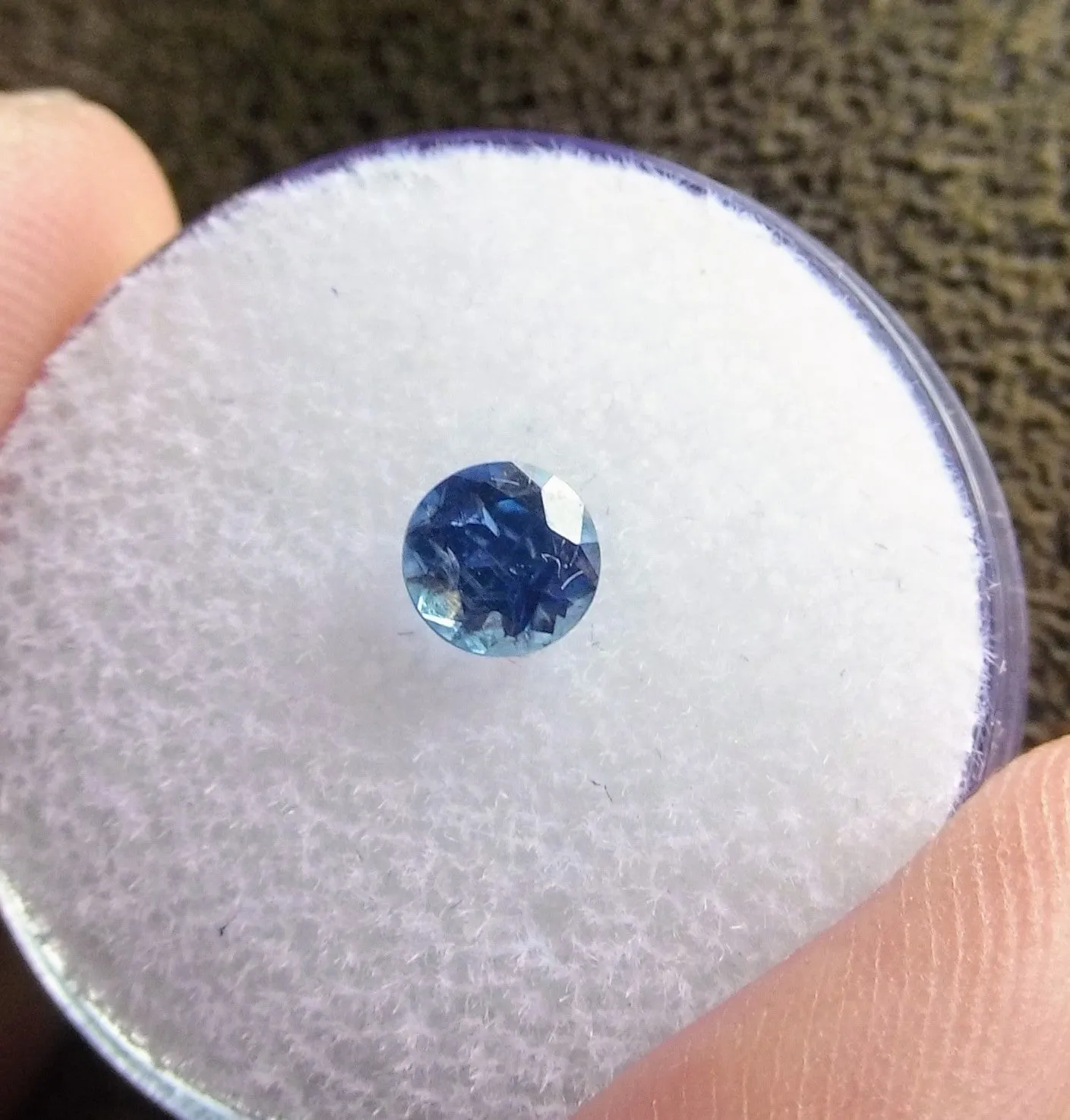 .63ct HEATED DEEP BLUE ROUND MONTANA SAPPHIRE