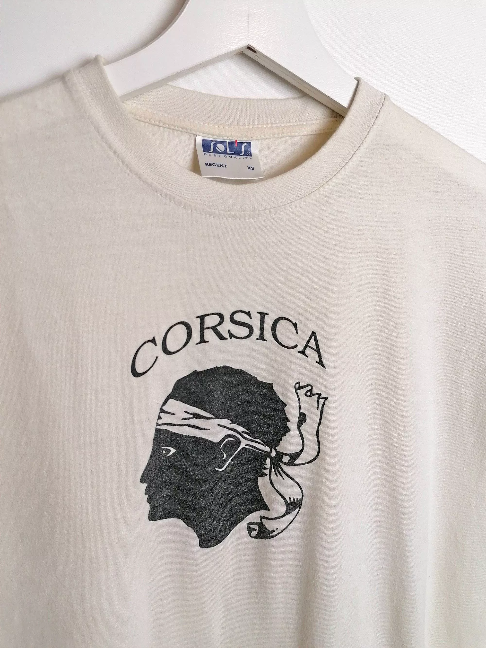 80's 90's SOL'S CORSICA Retro T-shirt - size XS