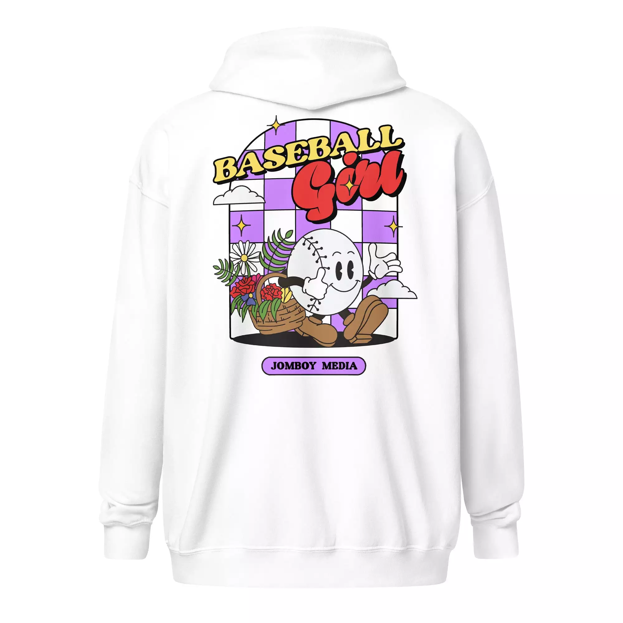 BASEBALL GIRL | ZIP-UP HOODIE