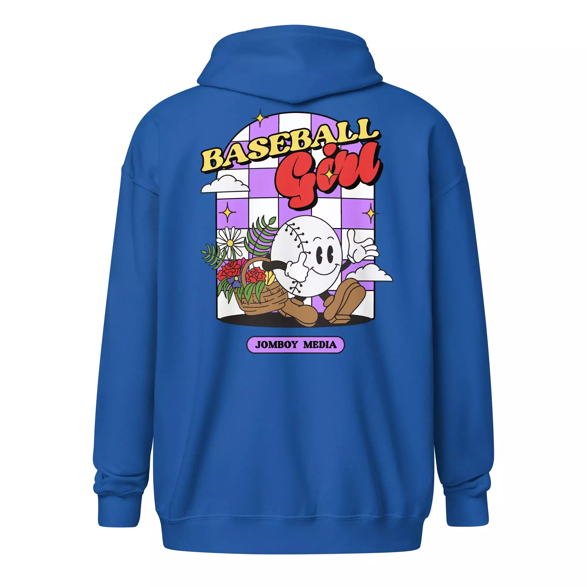 BASEBALL GIRL | ZIP-UP HOODIE