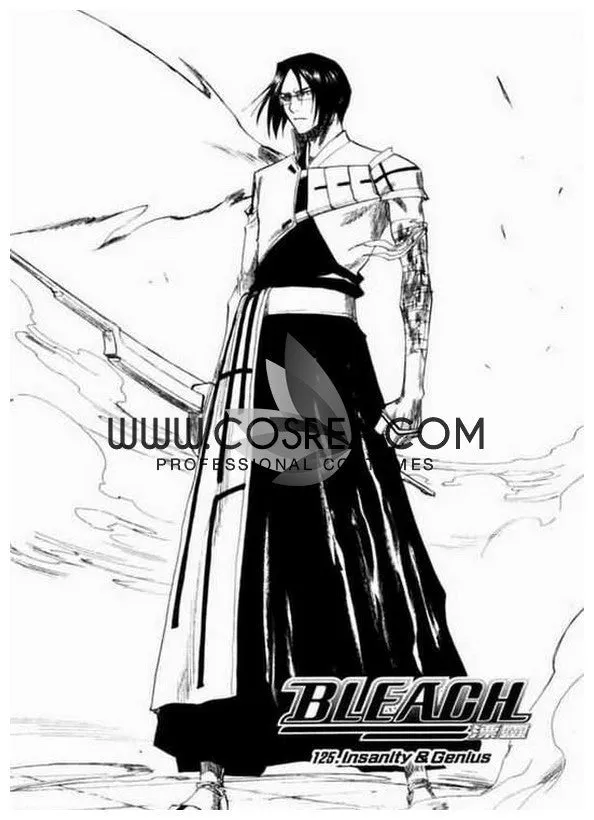 Bleach Uryu Ishida Quincy Soul Reaper Cosplay Costume