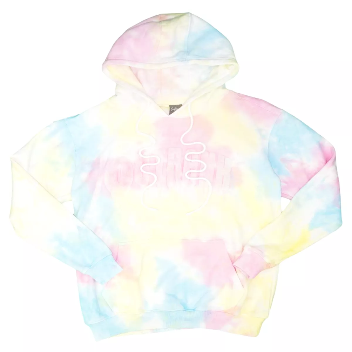 Blue Chee$e French Terry Tie Dye Hoodie (Pink/Yllw/Blu) /D18