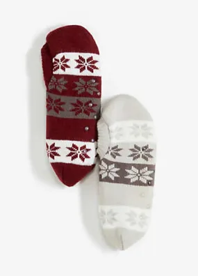 bonprix Pack of 2 Grip Winter Socks