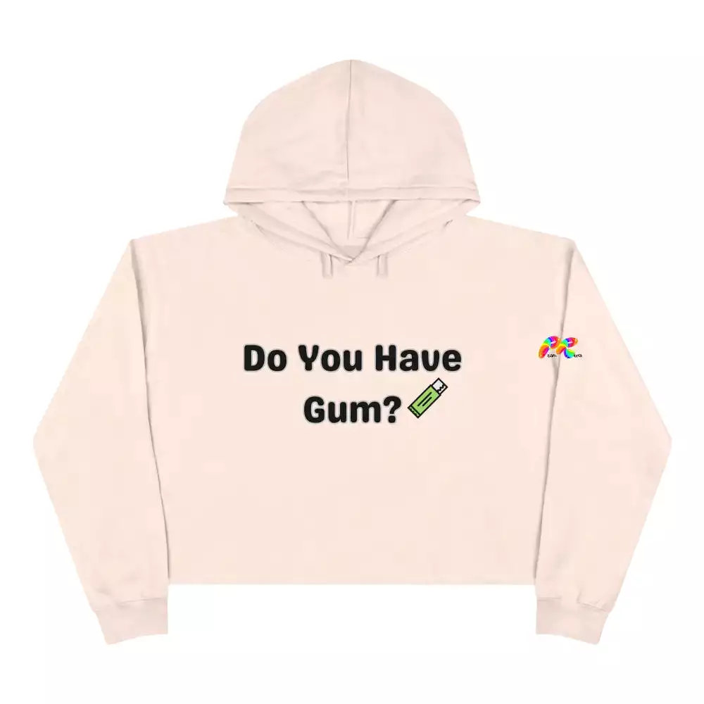 Do You Have Gum Crop Hoodie