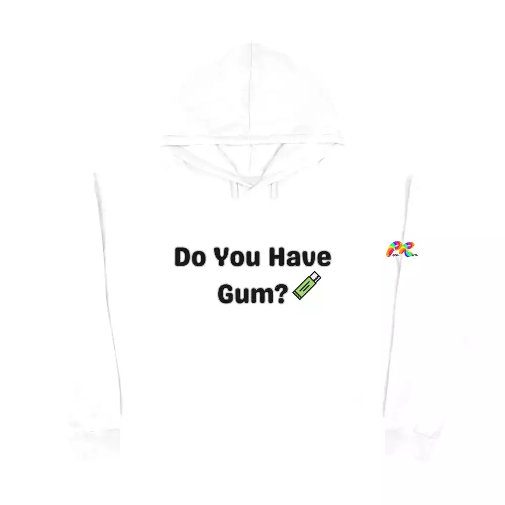 Do You Have Gum Crop Hoodie