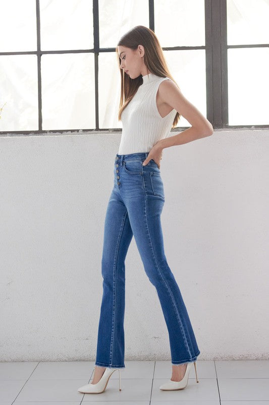 Exposed Bootcut Jeans