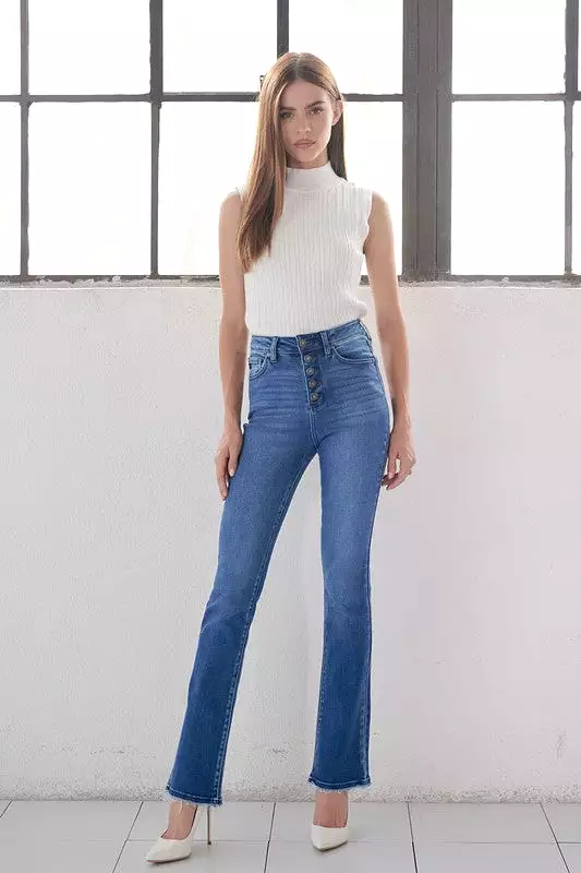 Exposed Bootcut Jeans