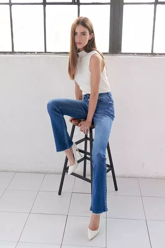 Exposed Bootcut Jeans