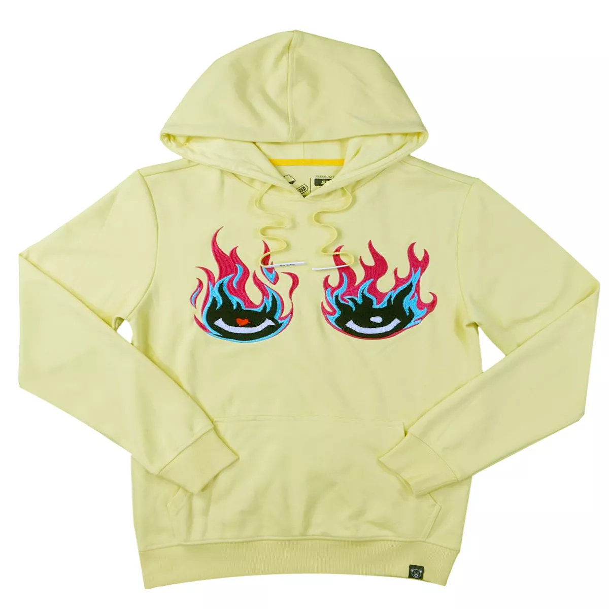 Fire Eyez Hoodie Set (Pale Yellow) /C8