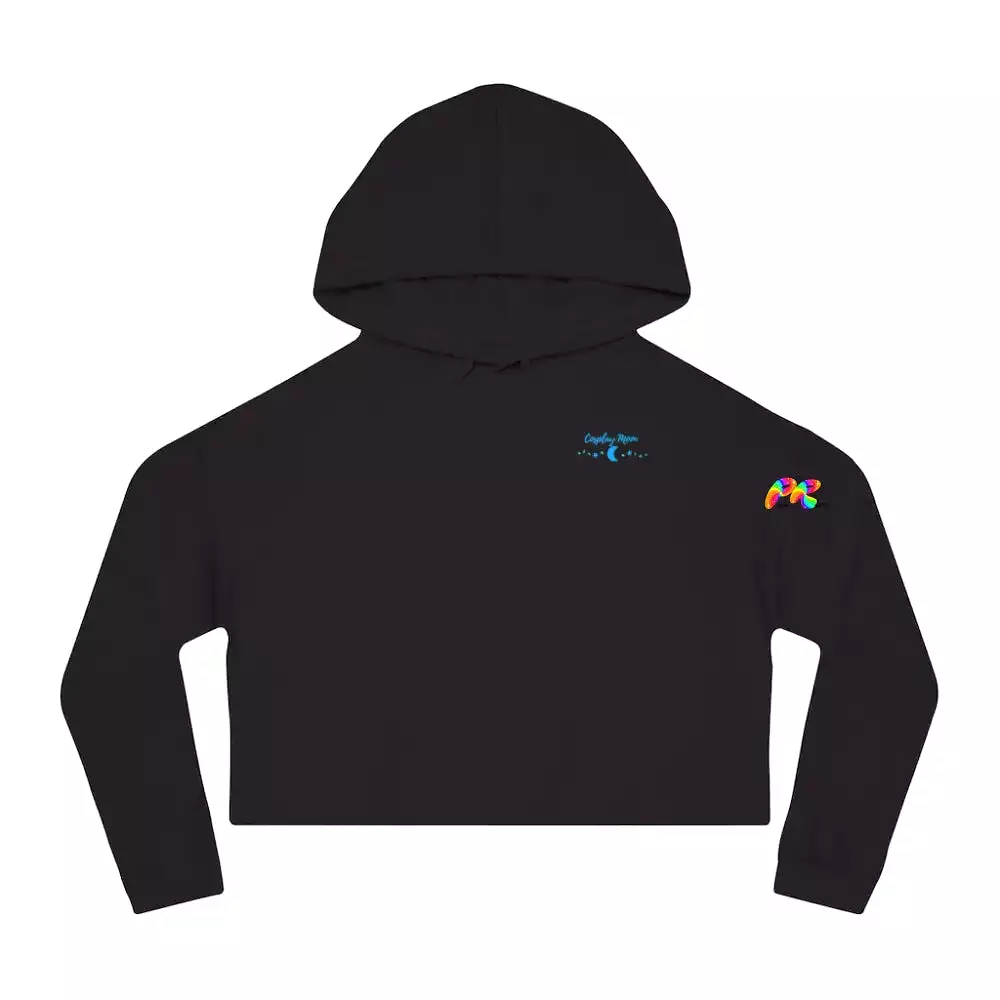 Fire Spinner Cropped Hoodie