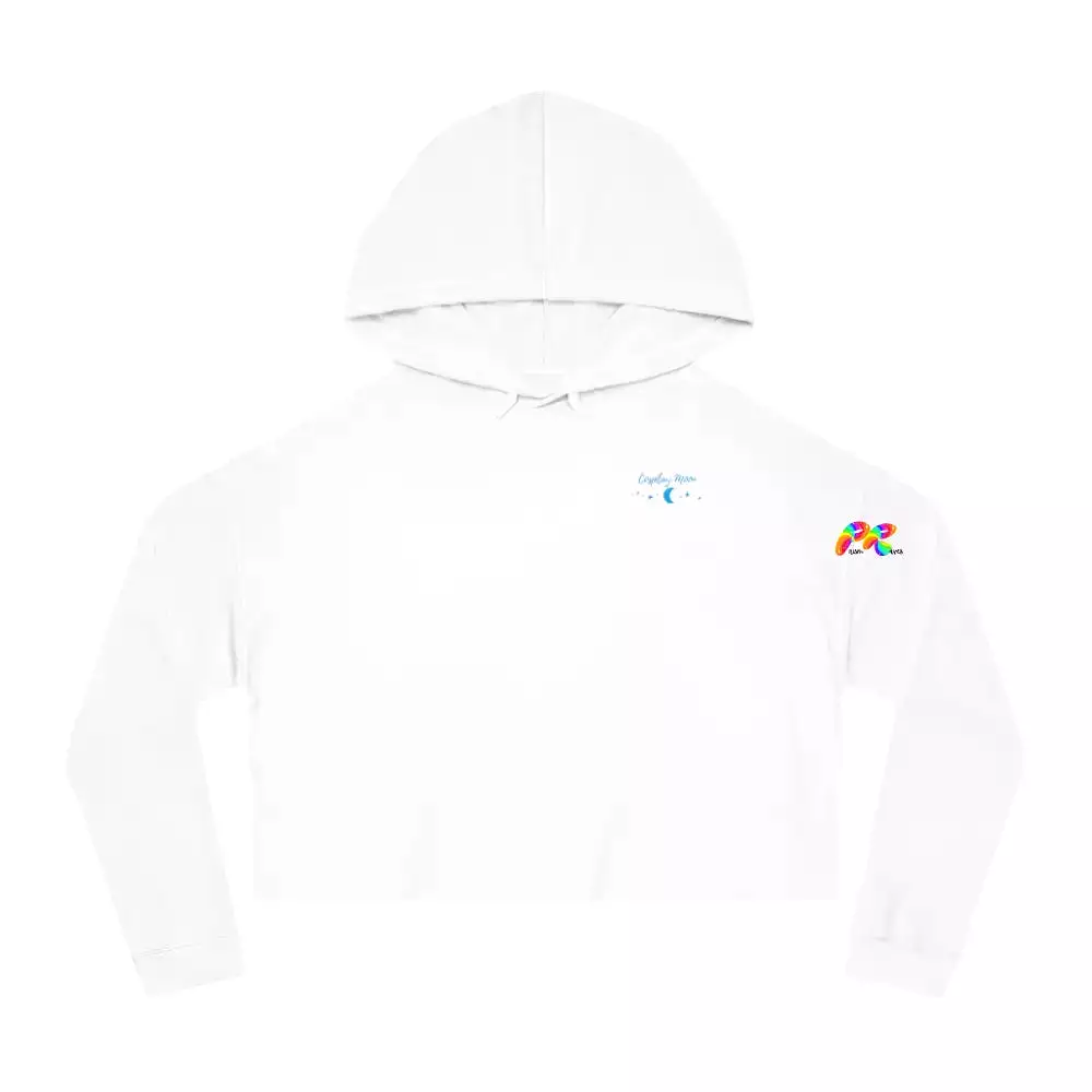 Fire Spinner Cropped Hoodie