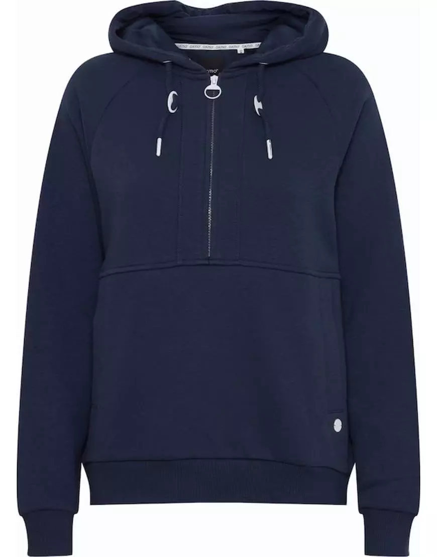 Fleece Zip up Hoodie-Navy Blue