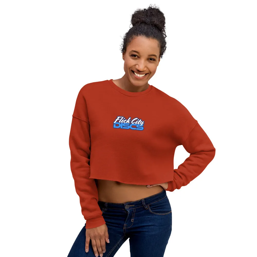 Flick City Discs Crop Sweatshirt