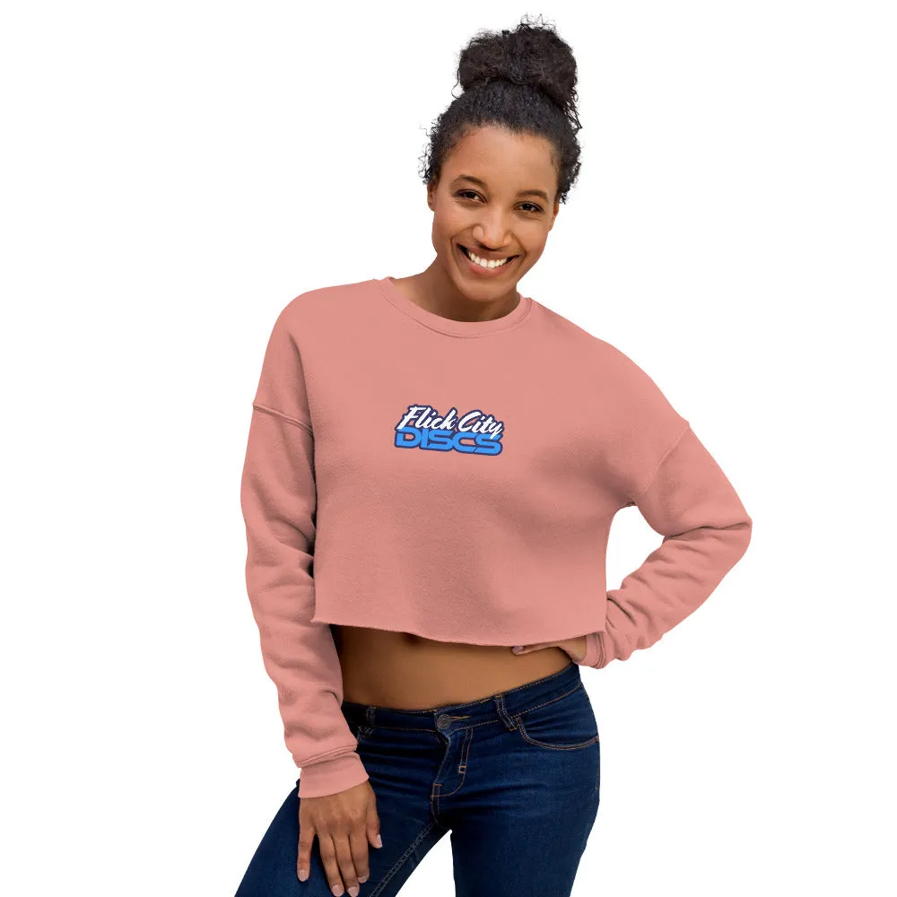 Flick City Discs Crop Sweatshirt