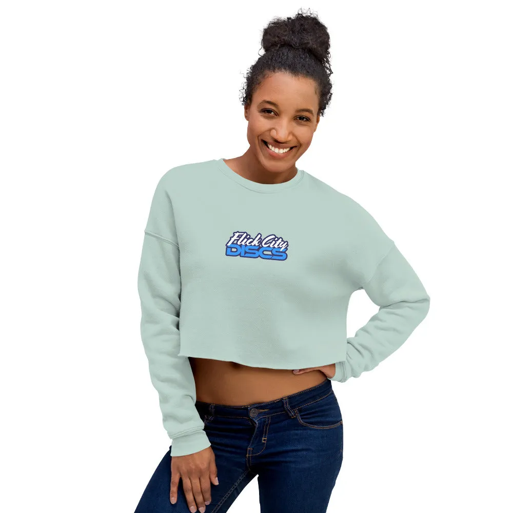 Flick City Discs Crop Sweatshirt