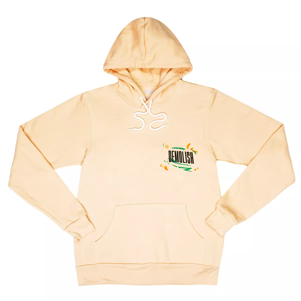 Hang Over On Life Hoodie (Peach/Olive/Org) /C7