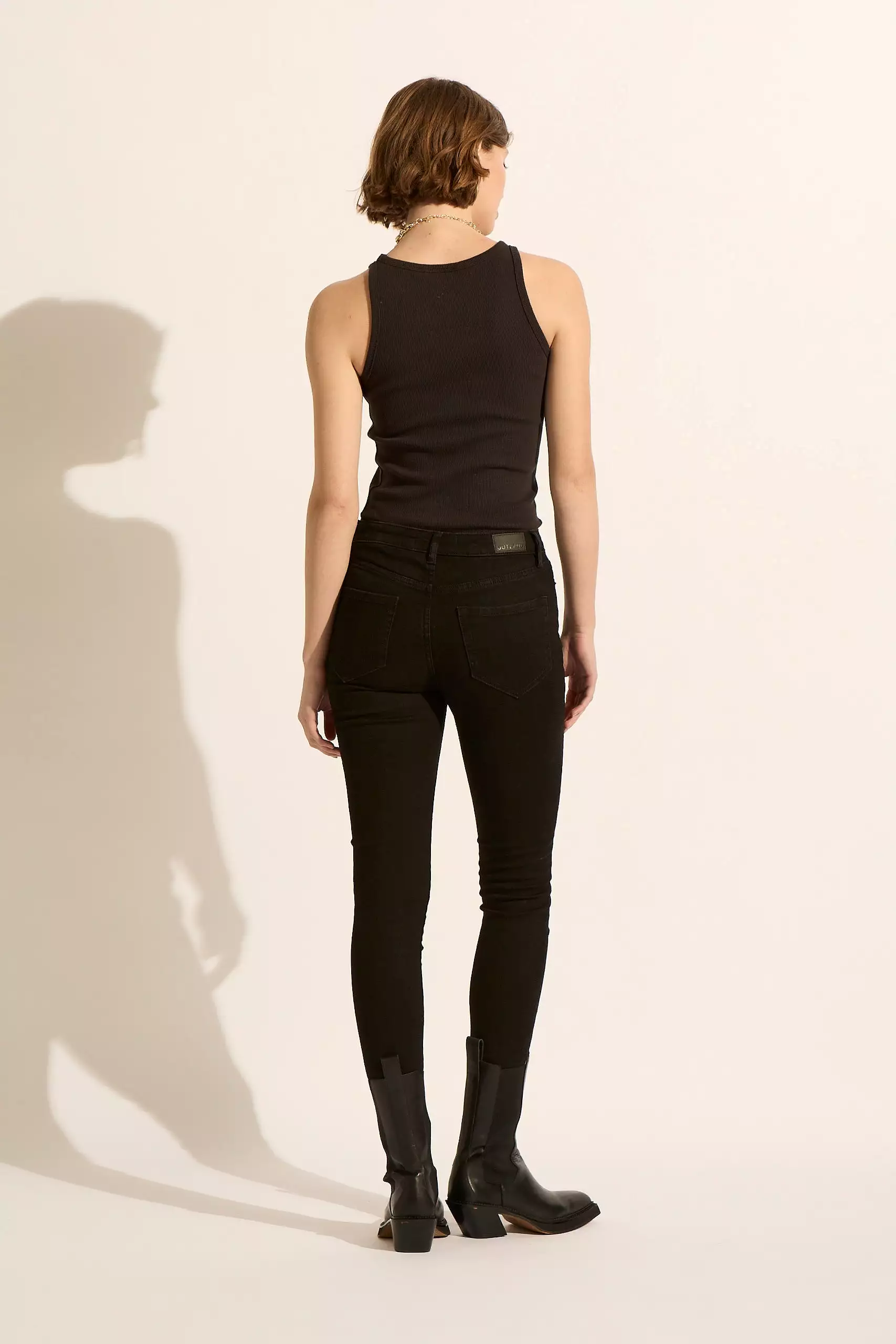 Harriet High Rise Skinny Jean - Black