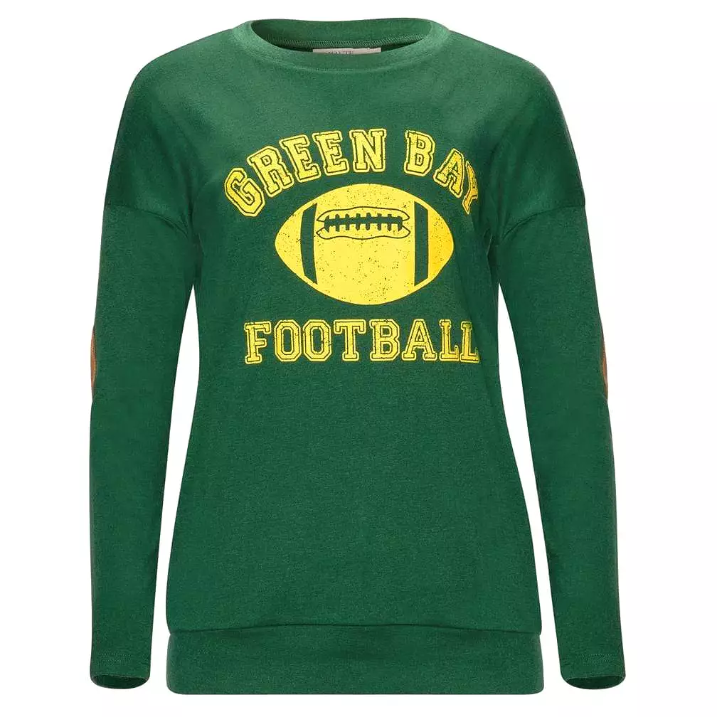 Haute Edition Women's Game Day Football Sweatshirt