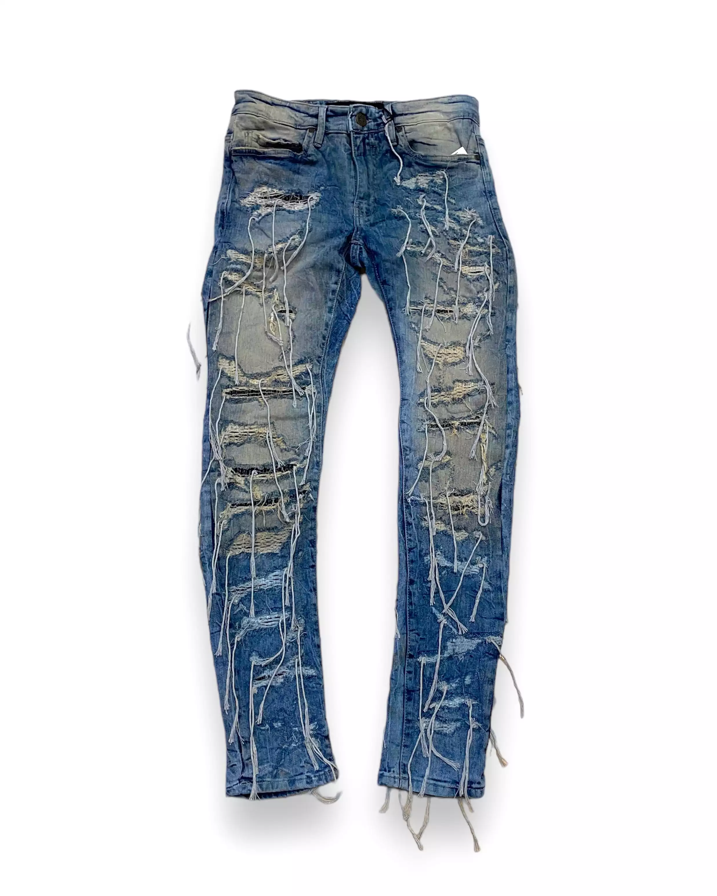 Heavy Shredded Skinny Jean