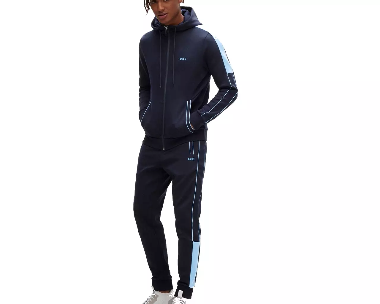 Hugo Boss 50477193 402 Hooded Tracksuit set Blue