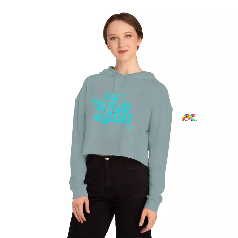 Iced Coffee Addict Women’s Cropped Hoodie