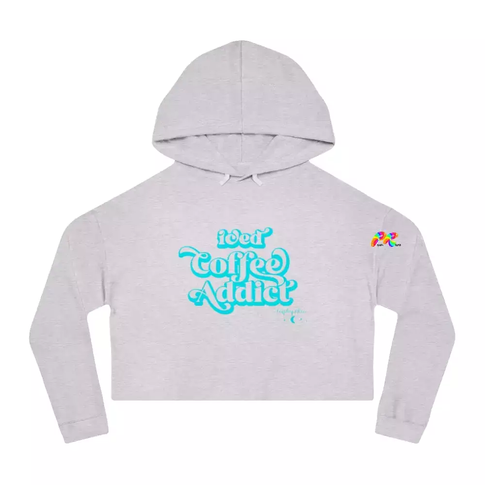 Iced Coffee Addict Women’s Cropped Hoodie