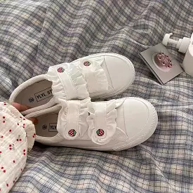 INS CUTE STRAWBERRY CANVAS SHOES BY70119