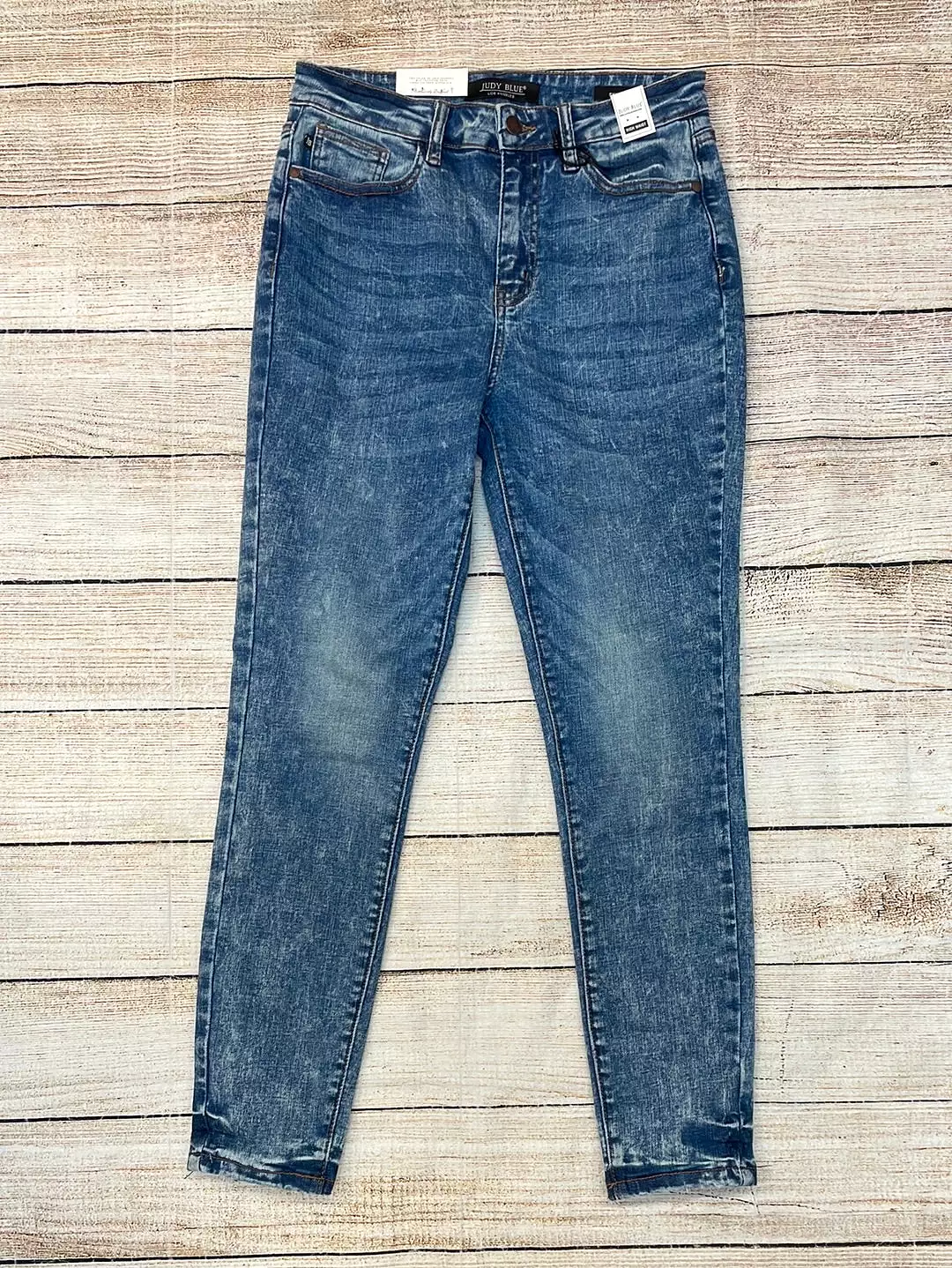 Judy Blue High Waist Acid/Mineral Wash Skinny Jean