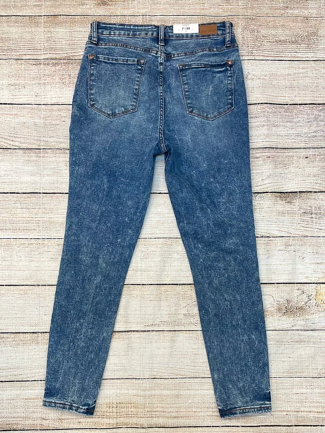 Judy Blue High Waist Acid/Mineral Wash Skinny Jean