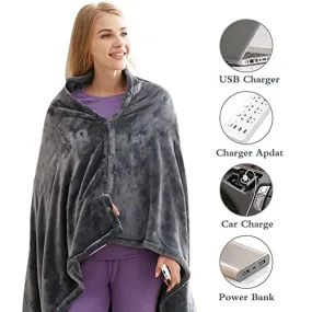 Libiyi Electric Heated Outer Blanket Heated Shawl