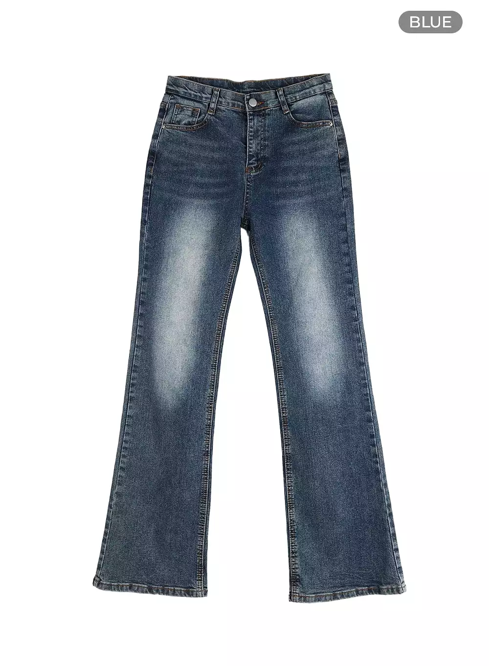 Light Washed Bootcut Jeans OF427