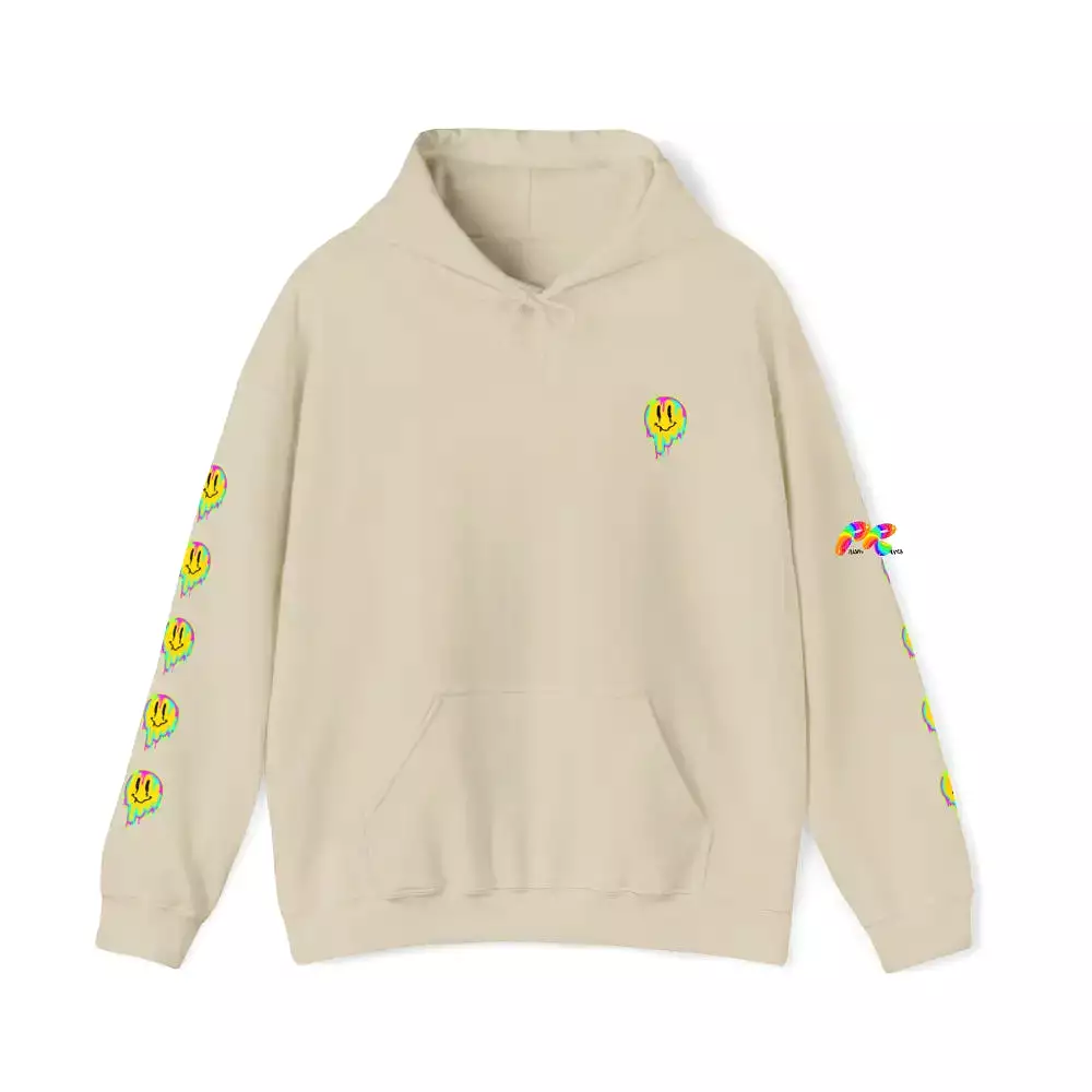 Melting Smiley Unisex Heavy Blend Hoodie