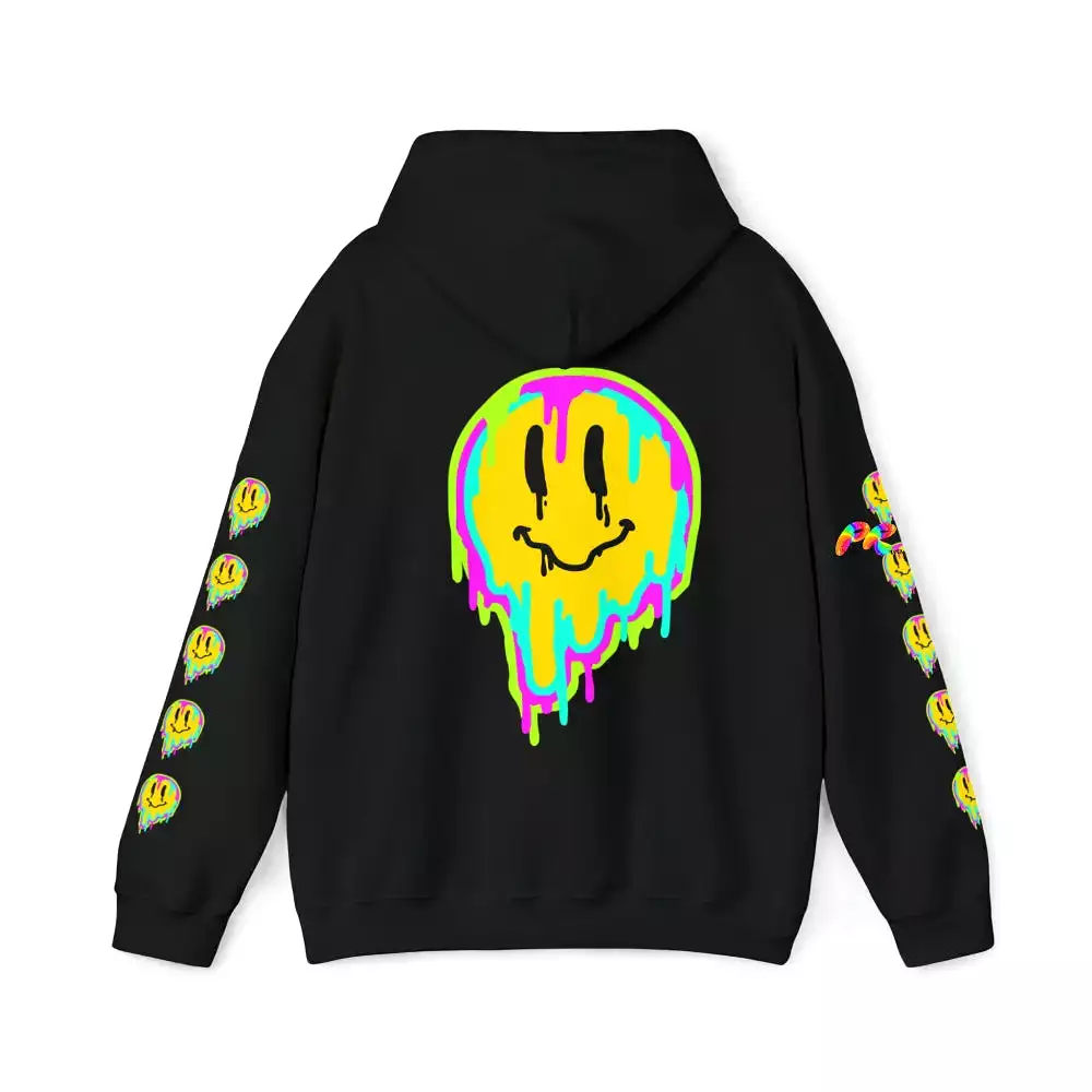 Melting Smiley Unisex Heavy Blend Hoodie