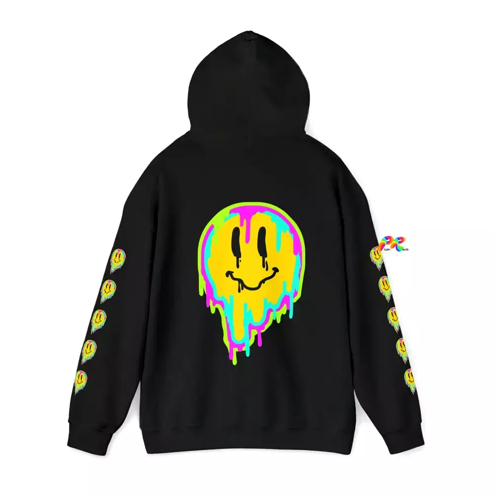 Melting Smiley Unisex Heavy Blend Hoodie