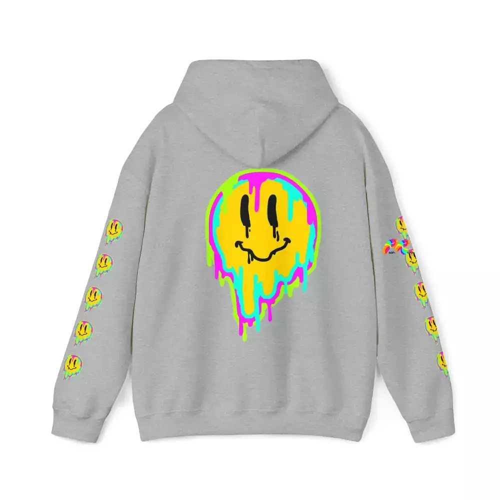 Melting Smiley Unisex Heavy Blend Hoodie