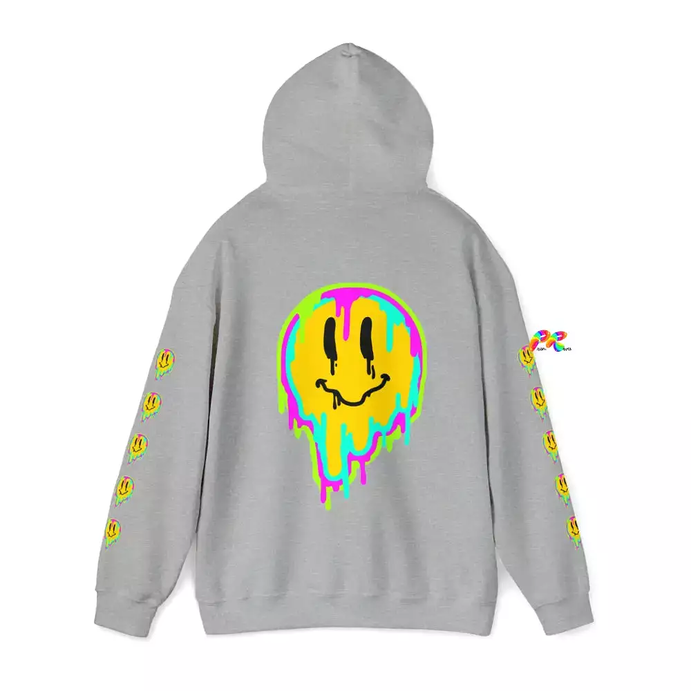 Melting Smiley Unisex Heavy Blend Hoodie