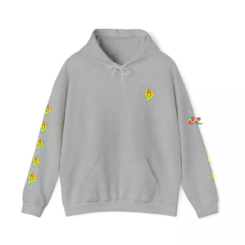 Melting Smiley Unisex Heavy Blend Hoodie