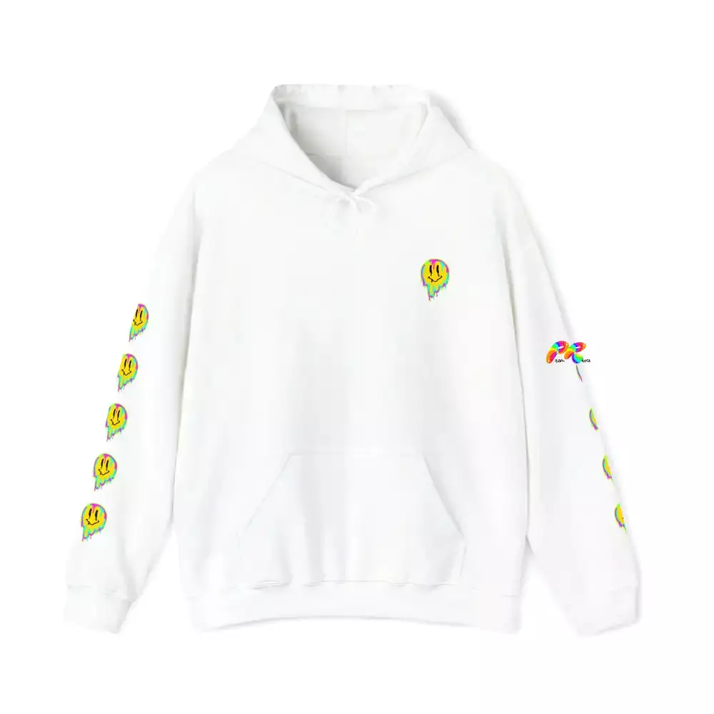 Melting Smiley Unisex Heavy Blend Hoodie