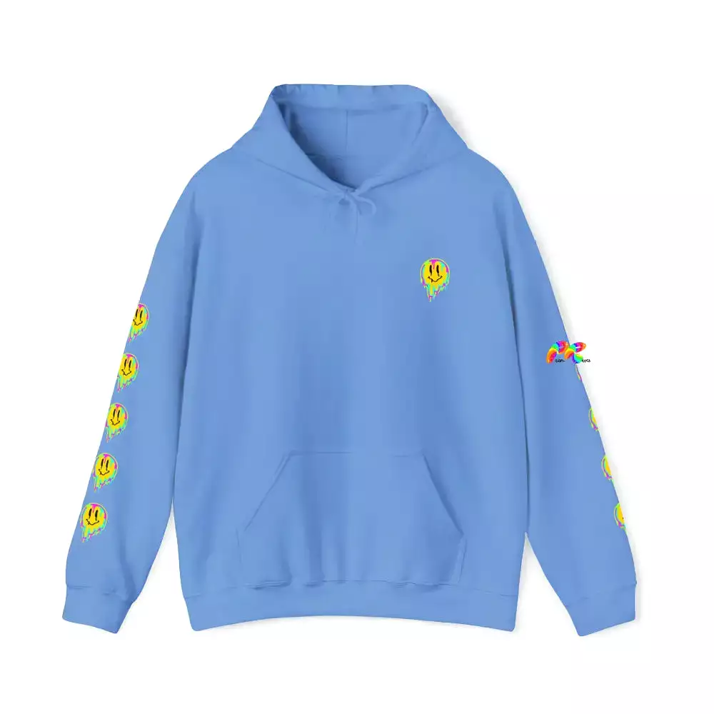 Melting Smiley Unisex Heavy Blend Hoodie