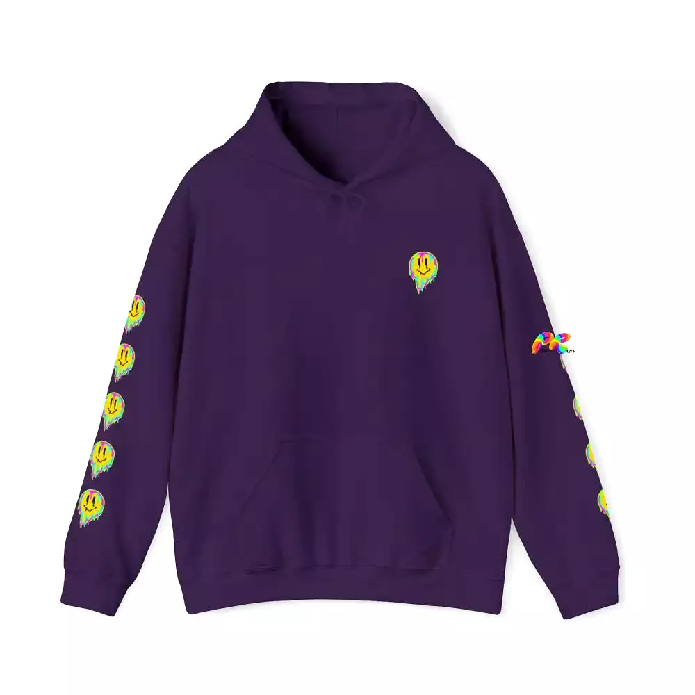 Melting Smiley Unisex Heavy Blend Hoodie