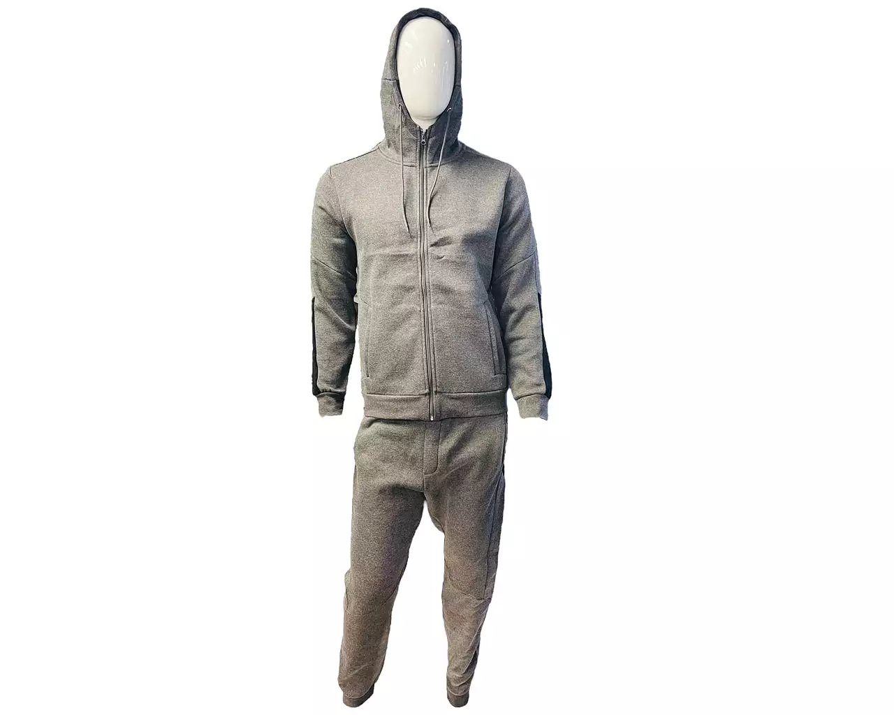 Mens Hooded Fleece Tracksuits Hoodie Bottom Pant Jogsuit