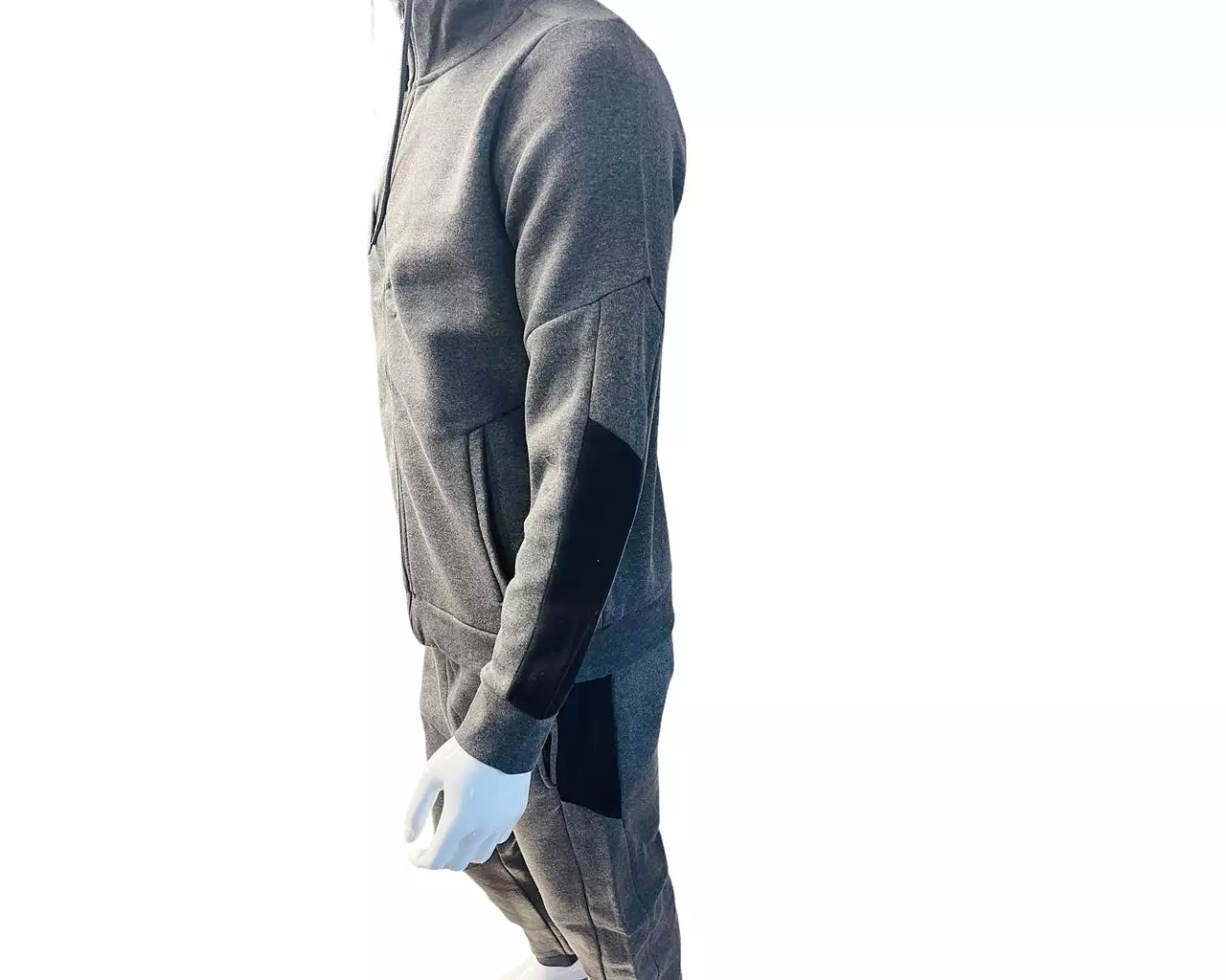 Mens Hooded Fleece Tracksuits Hoodie Bottom Pant Jogsuit