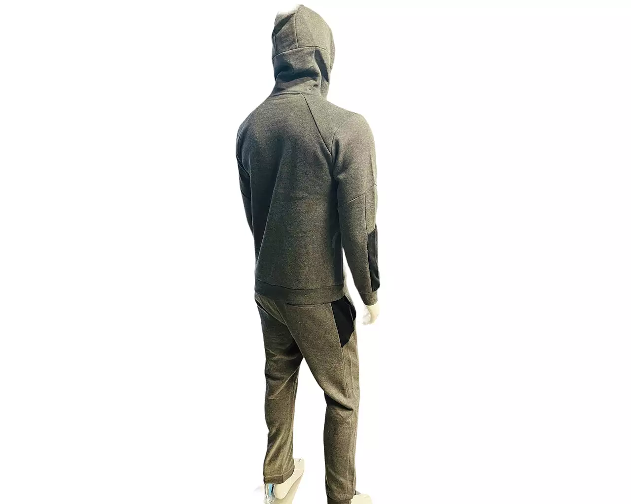 Mens Hooded Fleece Tracksuits Hoodie Bottom Pant Jogsuit