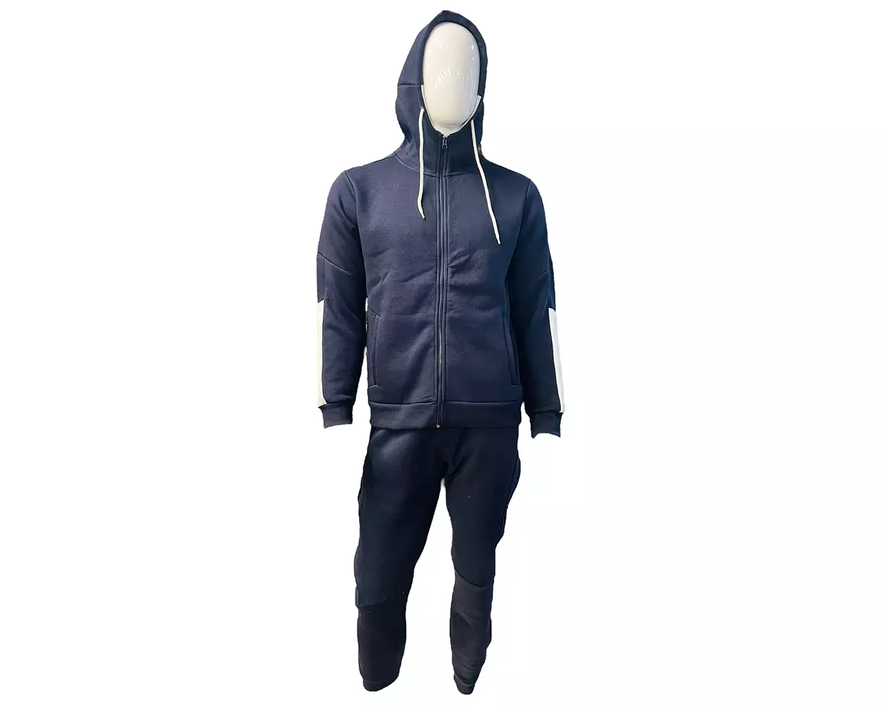 Mens Hooded Fleece Tracksuits Hoodie Bottom Pant Jogsuit