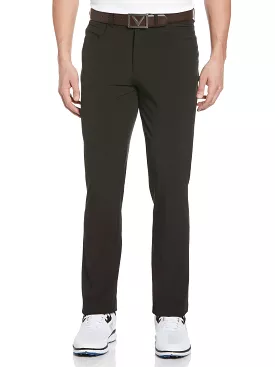 Mens Textured 5-Pocket Pant